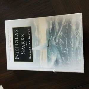Message in a Bottle Hardcover Fiction Novel by Nicholas Sparks